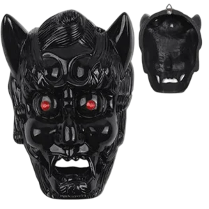9″x6.5″ Demon Face Sai Holder - Black