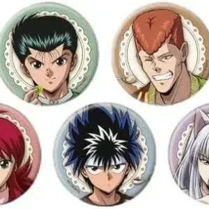 A3 Yu Yu Hakusho Dolce Can Badge 5-Piece Complete Collection