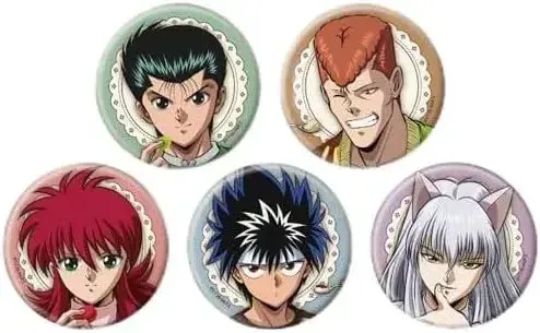 A3 Yu Yu Hakusho Dolce Can Badge 5-Piece Complete Collection
