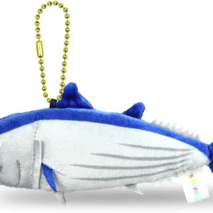 Amuse Ocean World Skipjack Indigo Plush Figure Keyring Toy