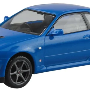 Aoshima 1/32 Snap Kit Nissan R34 Skyline GT-R Blue Model