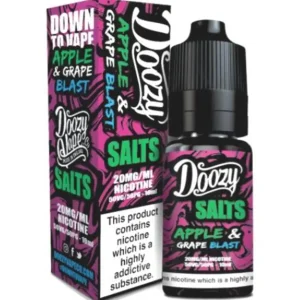 Apple & Grape Blast Nic Salt E-liquid by Doozy