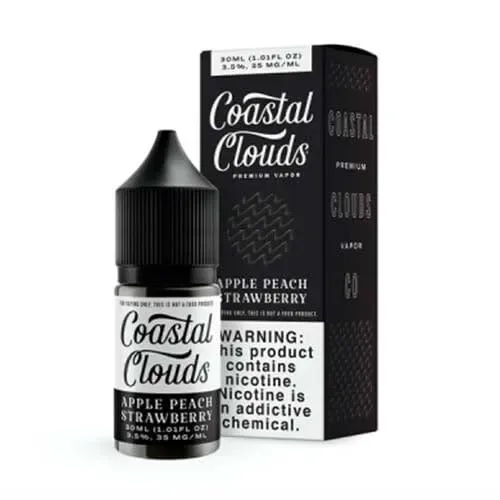 Apple Peach Strawberry Salt Nic by Coastal Clouds 30ML