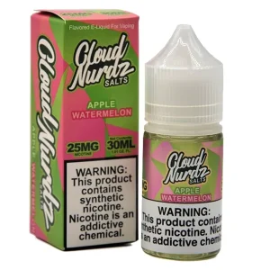 Apple Watermelon - 25mg - Cloud Nurdz Salts - 30mL