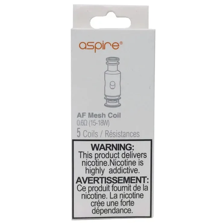 Aspire 0.6Ω (15-18W) AF Mesh Coils – 5ct