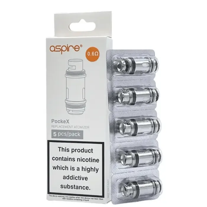 Aspire 0.6Ω PockeX Coils – 5ct