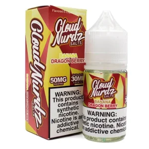 Banana Dragonberry - 25mg - Cloud Nurdz Salts - 30mL