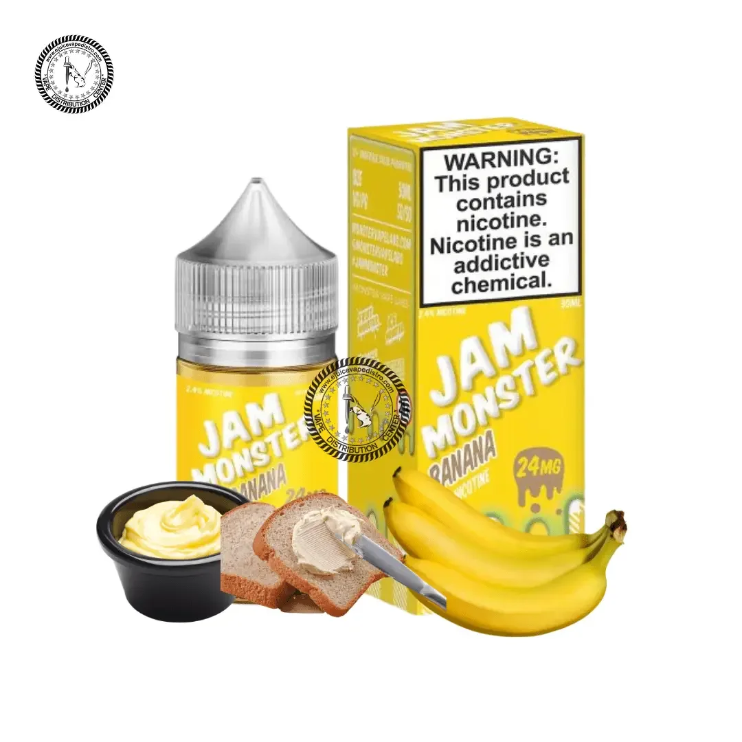 Banana Salt by Jam Monster Salt 30ML