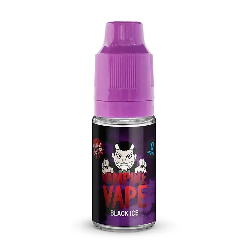Black Ice Freebase Vape Juice 10ml | Vampire Vape - Image 2