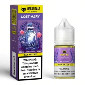 Blue Razz Ice - 50mg - Urban Tale X Lost Mary - 30mL