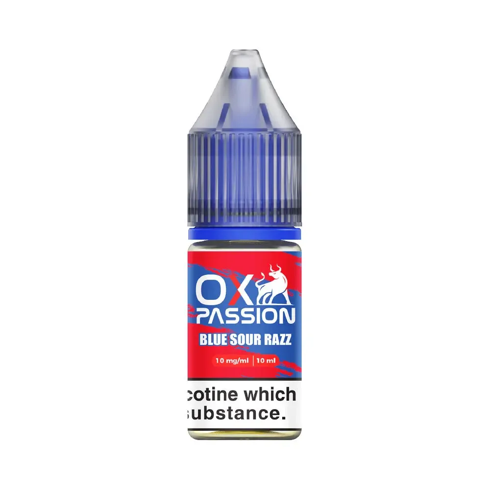 Blue Sour Razz OX Passion 10ml Nic Salt by Oxva