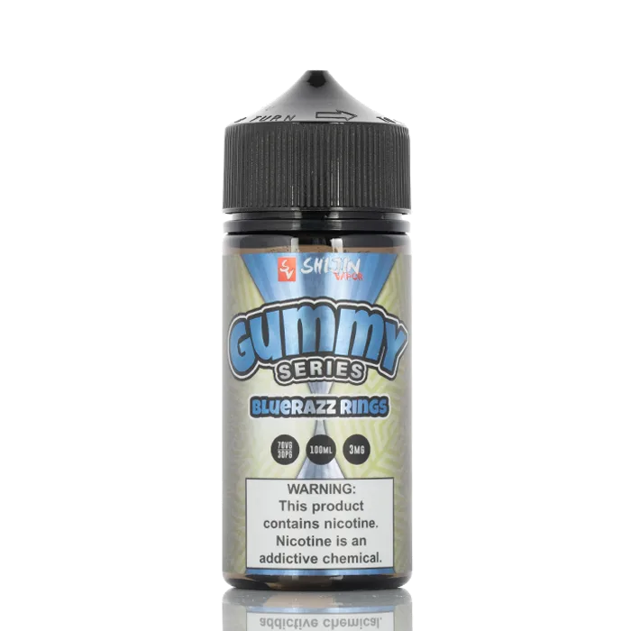 Bluerazz Rings – Gummy Series – Shijin Vapor – 100mL - Image 2