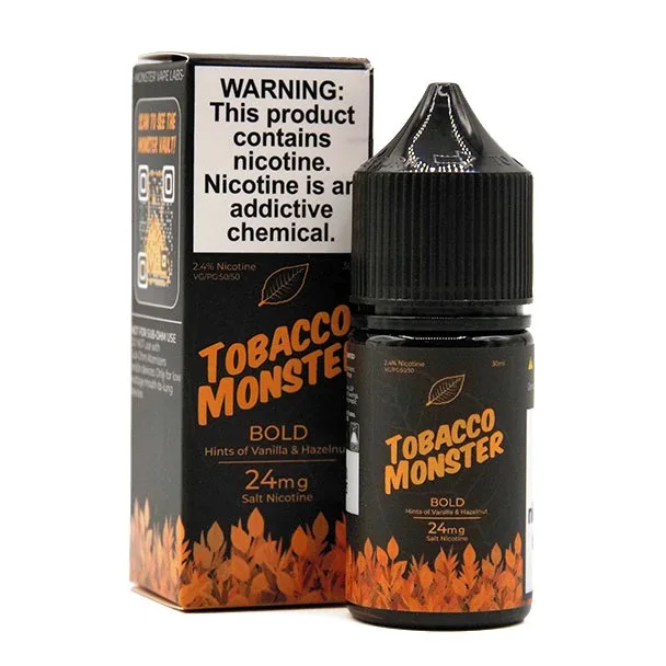 Bold- 24mg - Tobacco Monster Salts - 30mL