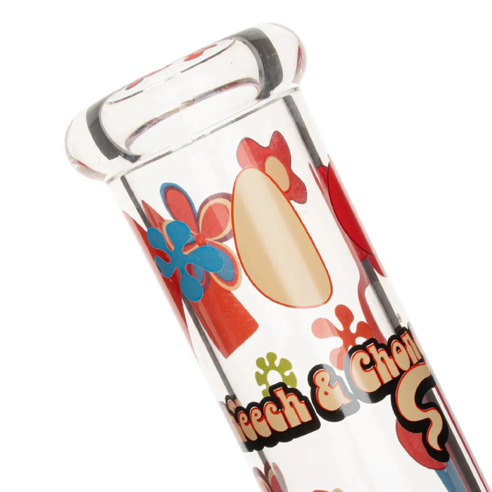 Cheech & Chong Glass Power to the Flower Beaker Bong - 12in - Image 2
