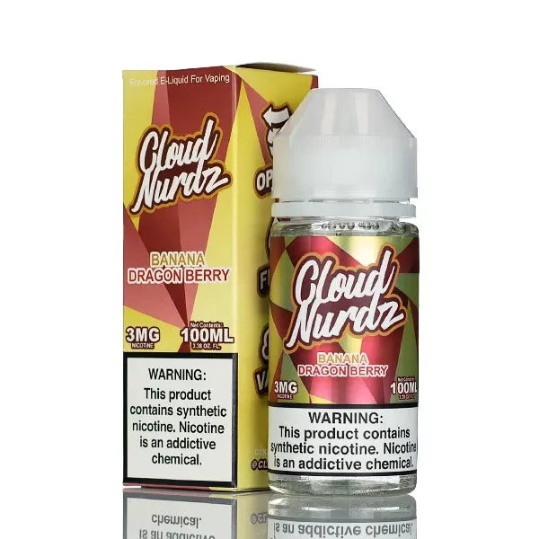 Cloud Nurdz E-Liquid – Banana Dragon Berry – 100ml