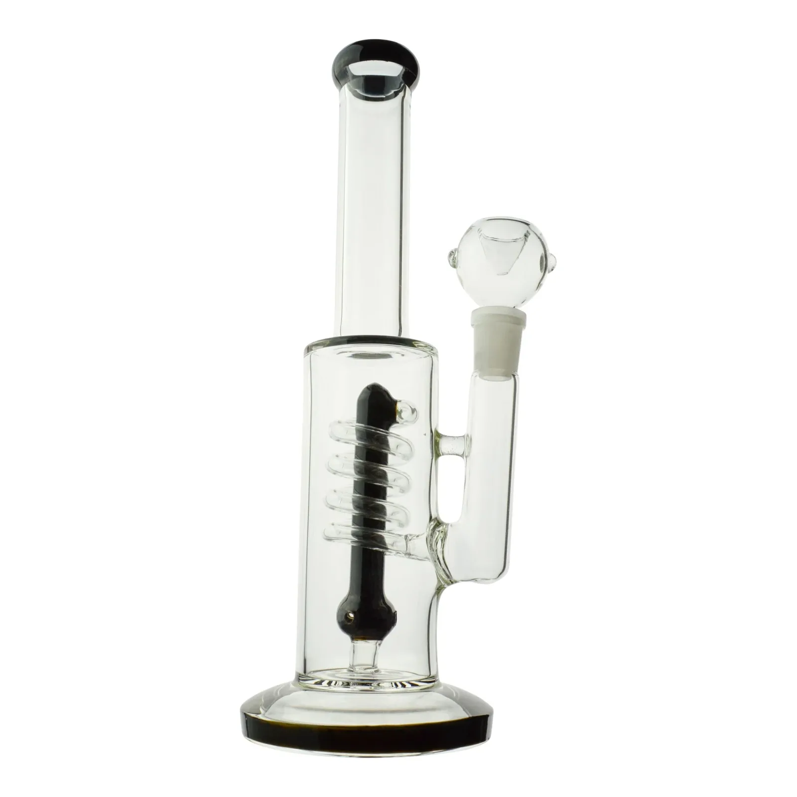 Colored Center Tube Spiral Bong - 10 inches