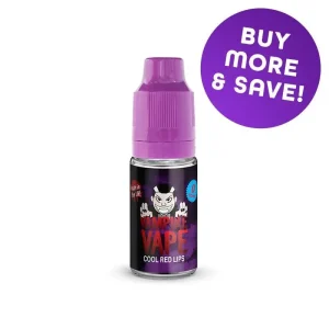 Cool Red Lips Freebase Vape Juice 10ml | Vampire Vape