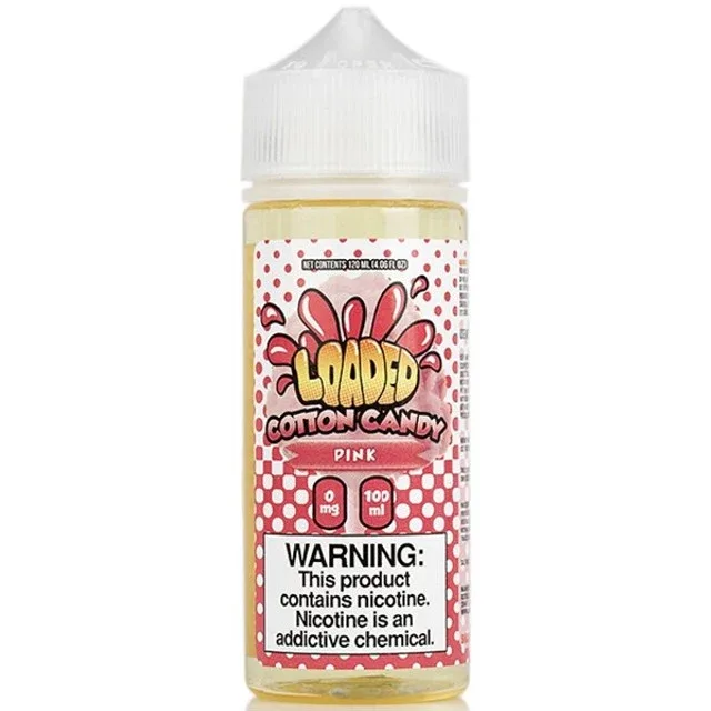 Cotton Candy Pink Loaded E-Liquid 120ml Vape Juice