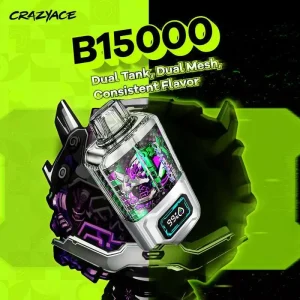 CRAZYACE B15000 Disposable Device – 15000 Puffs