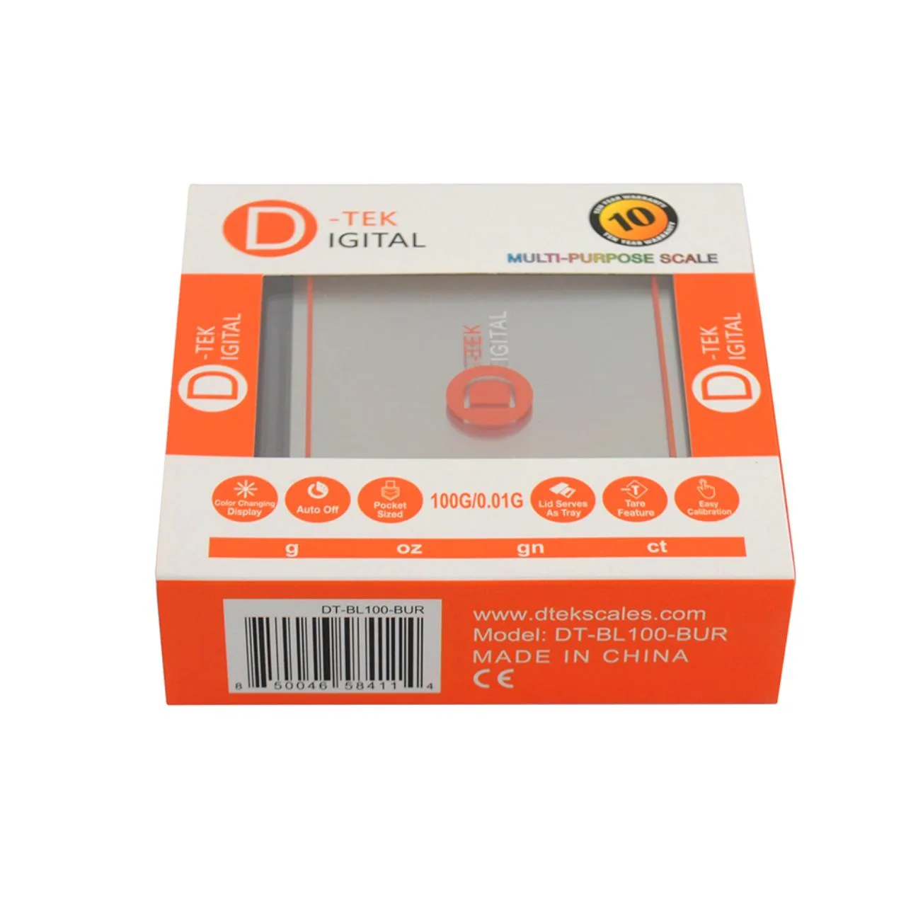 D-TEK DIGITAL SCALE -100G X 0.01G / 200G X 0.01G -BLACK - Image 2