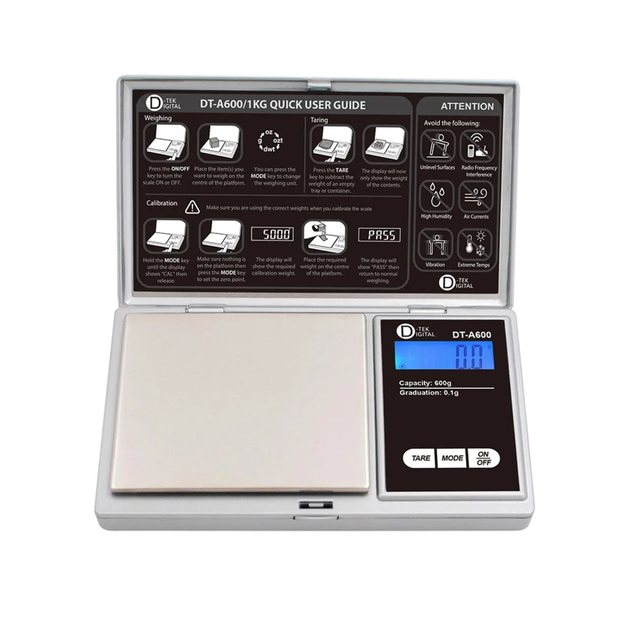 D-TEK DIGITAL SCALE – 600G - Image 2