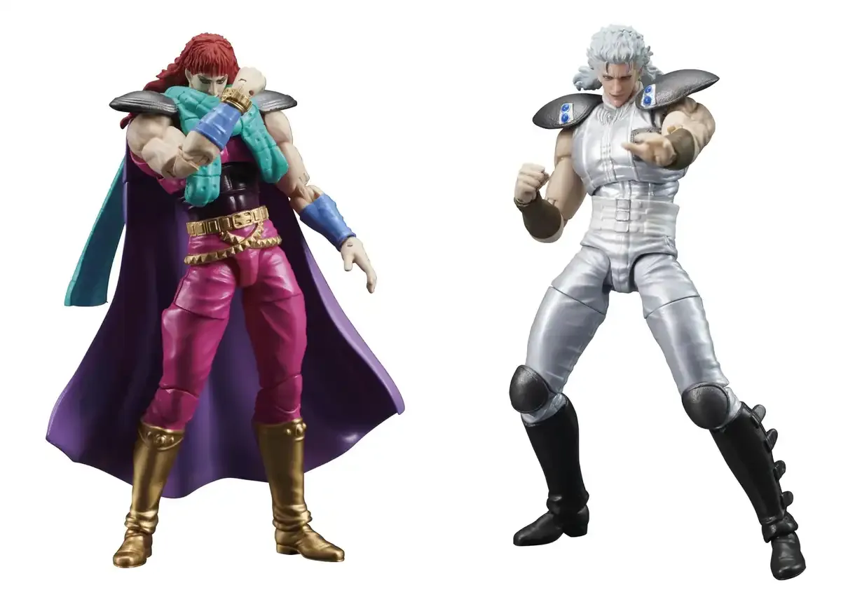 Digaction Fist Of The North Star Yuda Rei White Hair Action Figure Set
