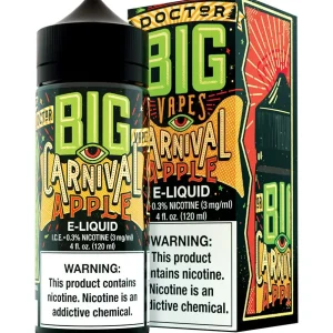 DOCTOR BIG VAPES by BIG BOTTLE Co – Carnival Apple – 120ML E-Liquid