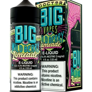 DOCTOR BIG VAPES by BIG BOTTLE Co – Wildberry Limeade – 120ML E-Liquid
