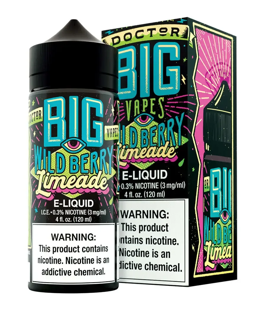 DOCTOR BIG VAPES by BIG BOTTLE Co – Wildberry Limeade – 120ML E-Liquid