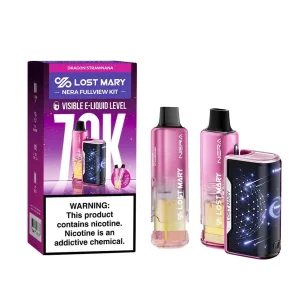 Dragon Strawnana Lost Mary NERA Fullview Kit 70000 Puffs Vape