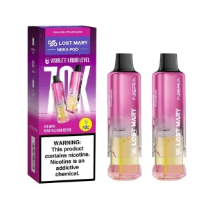 Dragon Strawnana Lost Mary NERA Vape Pod 70000 Puffs Vape