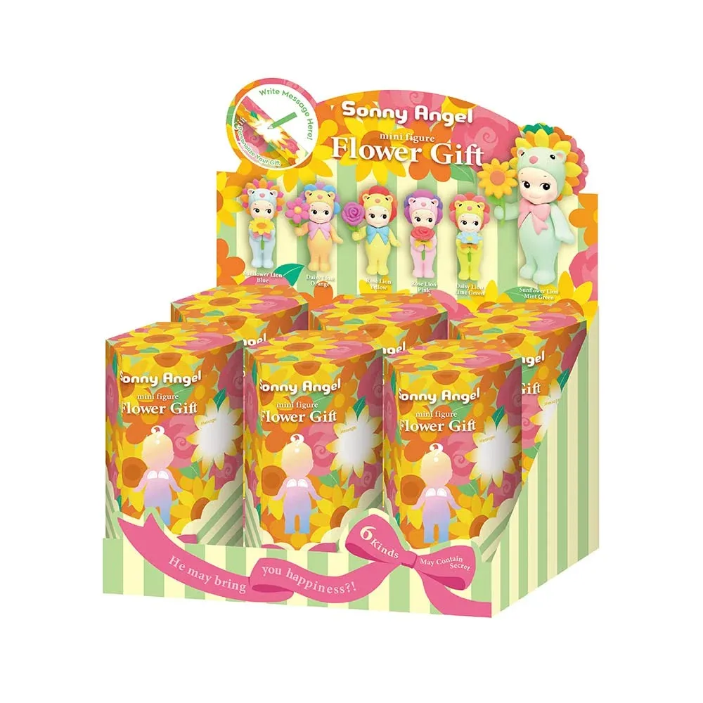 Dreams Sonny Angel Mini Figure Flower Gift Box - 6 Assorted Pieces