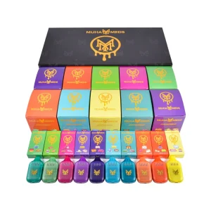 Empty Muha Meds triple disposable vape