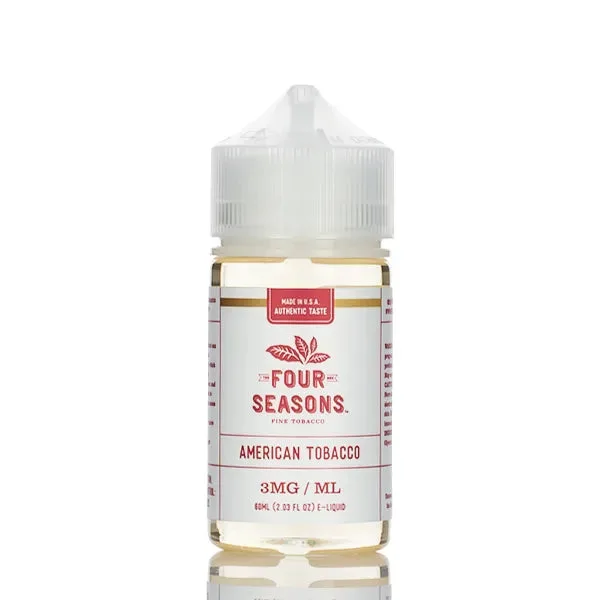 Four Seasons E-liquids – American Tobacco – 60ml - Image 2