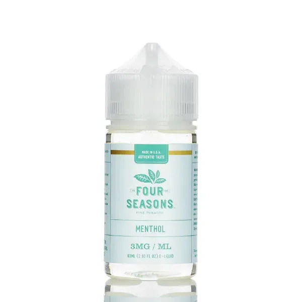 Four Seasons E-liquids – Menthol – 60ml - Image 2