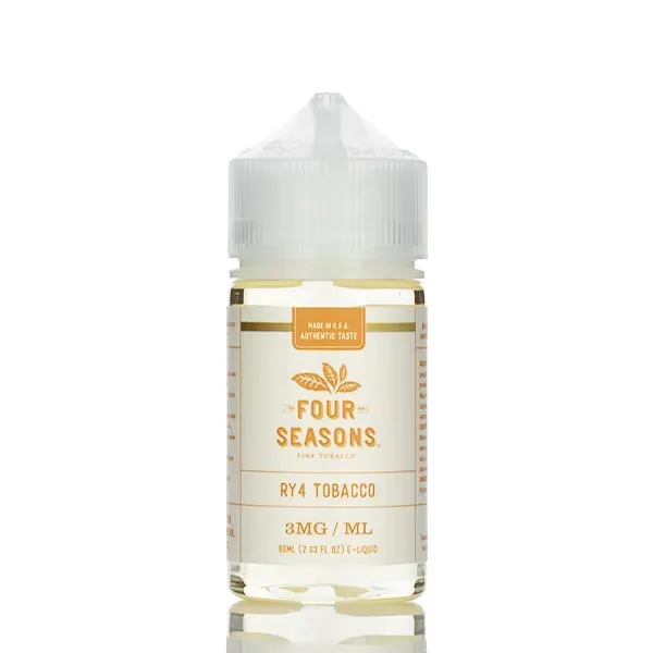 Four Seasons E-liquids – RY4 Tobacco- 60ml - Image 2