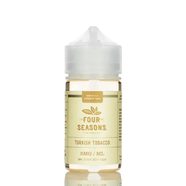 Four Seasons E-liquids – Turkish Tobacco- 60ml - Image 2
