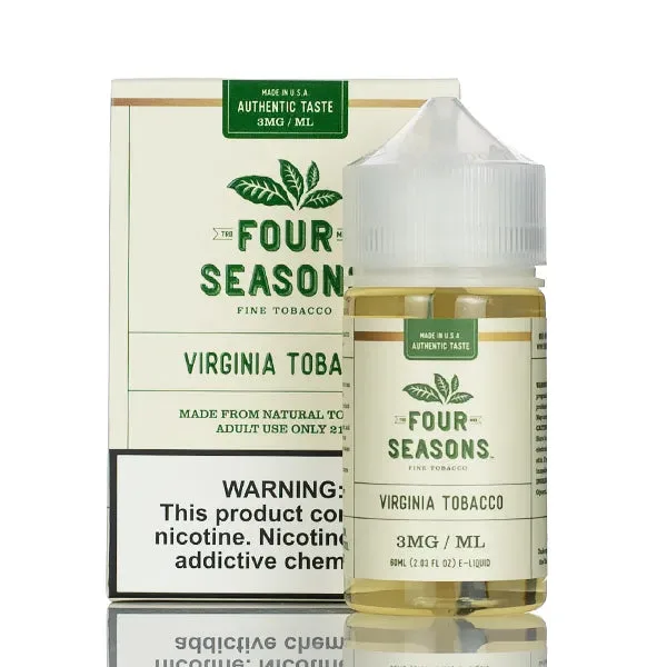 Four Seasons E-liquids – Virginia Tobacco- 60ml