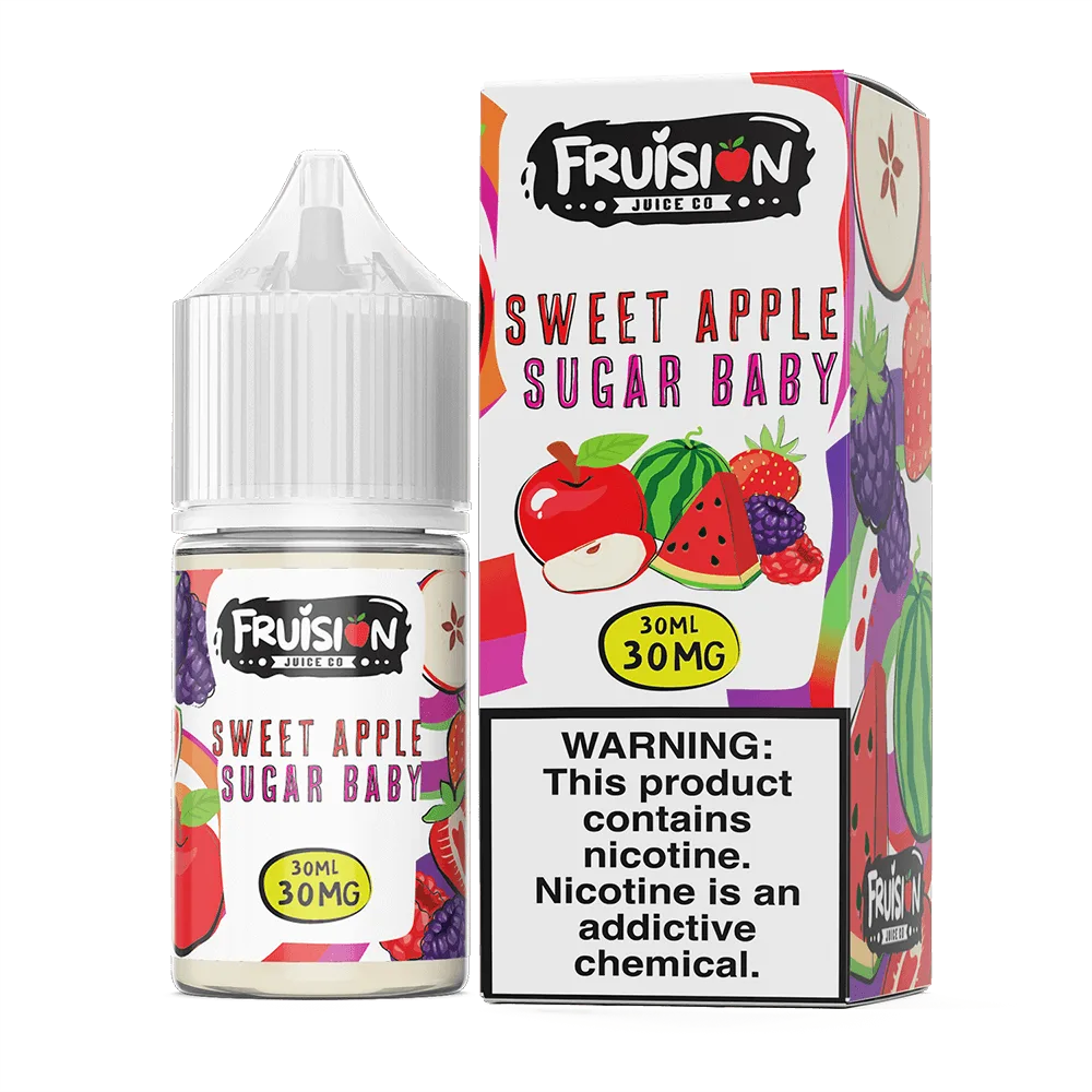 Fruision Salt Nic 30mL – Sweet Apple Sugar Baby –