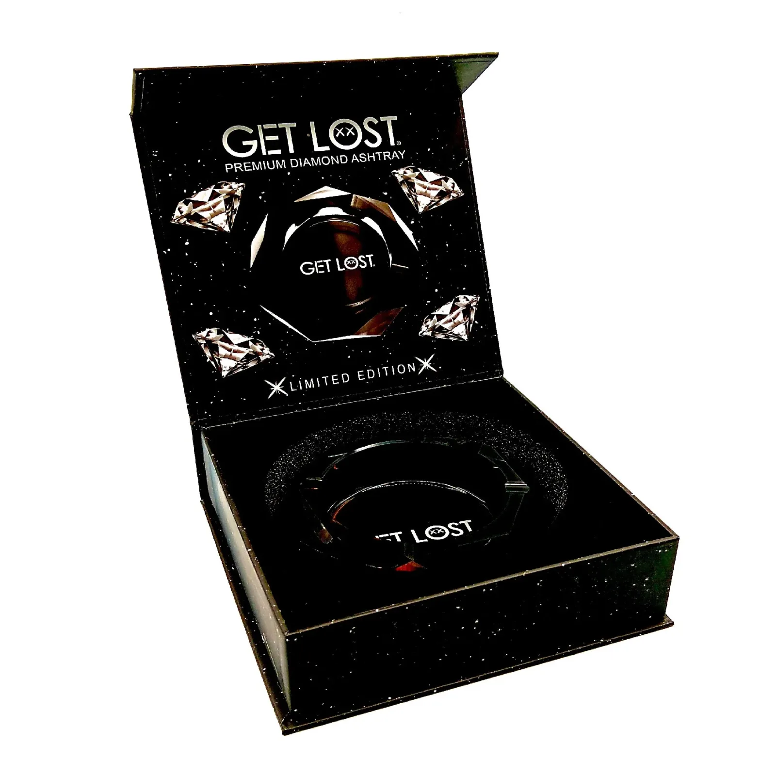 Get Lost Premium Diamond Ashtray - Image 2
