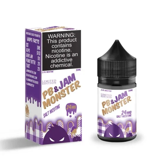 Grape - 48mg - PB and Jam Monster Salts - 30mL