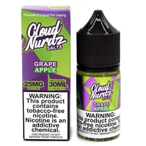 Grape Apple - 25mg - Cloud Nurdz Salts - 30mL
