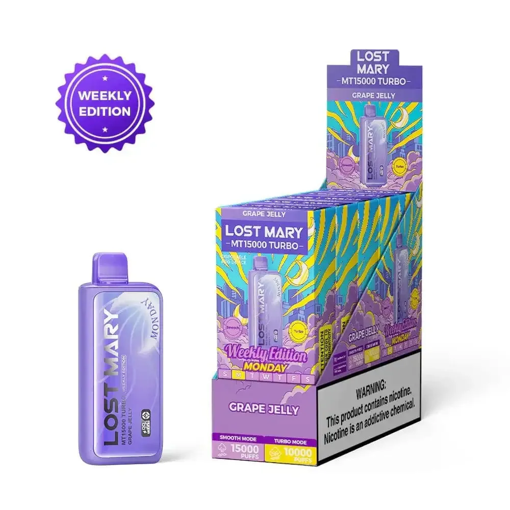 Grape Jelly - Lost Mary MT15000 Turbo Disposable Vape