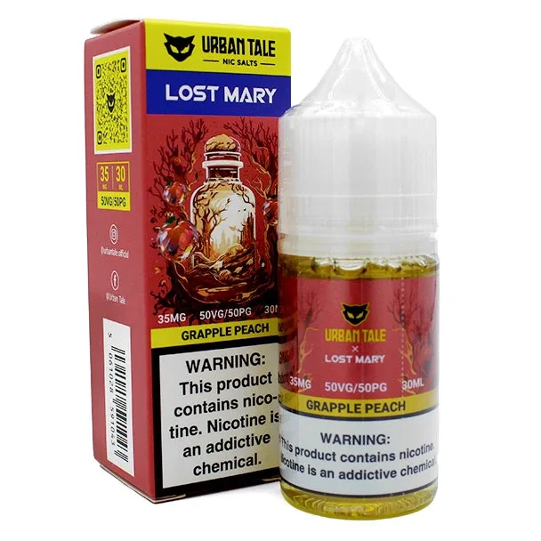 Grapple Peach - 50mg - Urban Tale X Lost Mary - 30mL