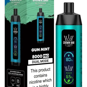 Gum Mint Al Fakher Crown Bar 8000 Pro