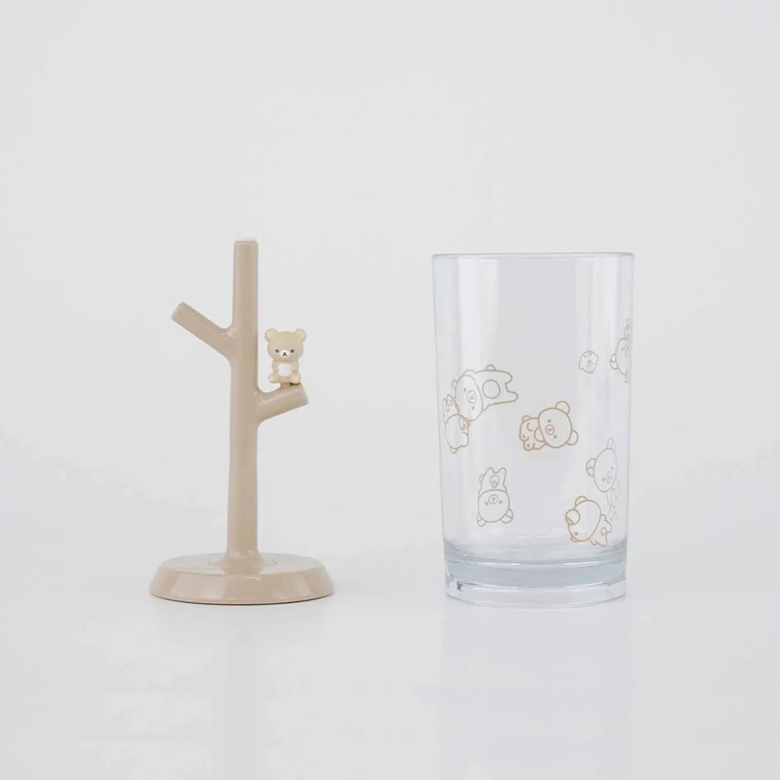 Hashy Topin Rilakkuma Cup & Stand Set with Hygienic Drainer SX-3417 - Image 2