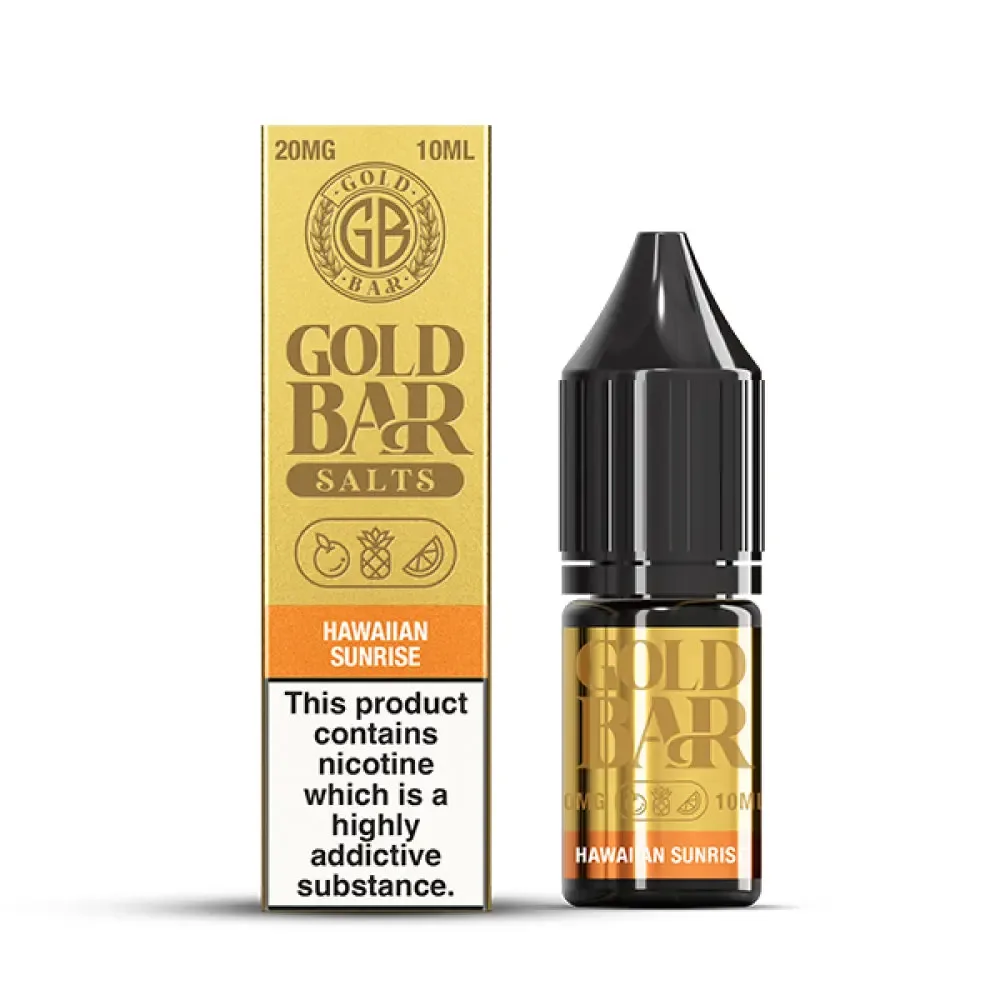 Hawaiian Sunrise 10ml Nic Salt by Gold Bar