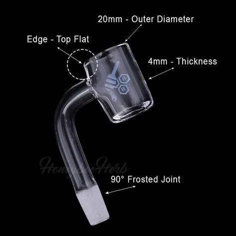 Honeybee Herb - Thick Original Flat Top Banger - Image 2