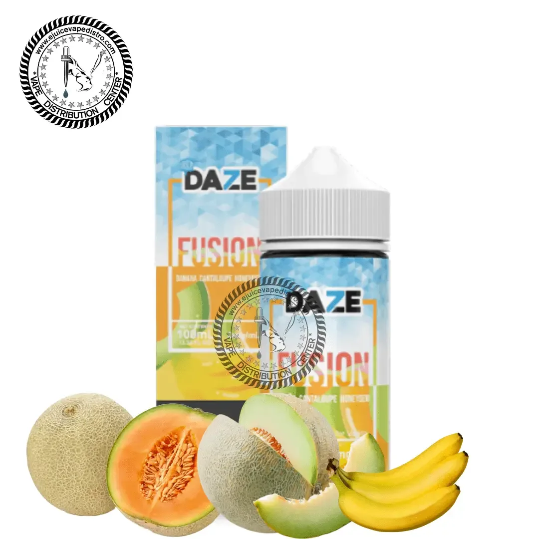 Iced Banana Cantaloupe Honeydew by 7 Daze Fusion Iced 100ML