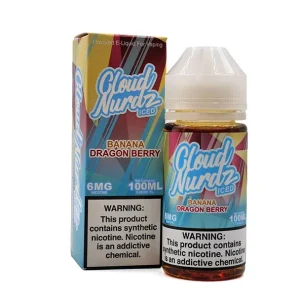 ICED Banana Dragonberry - 6mg - Cloud Nurdz - 100mL